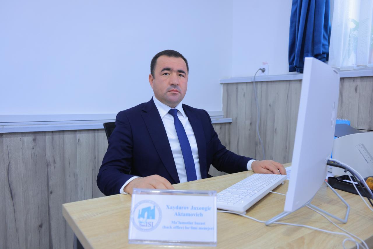 Xaydarov Jaxongir Aktamovich